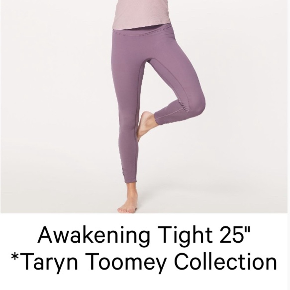 Lululemon awakening tight 25” in Dusty Mauve size 6